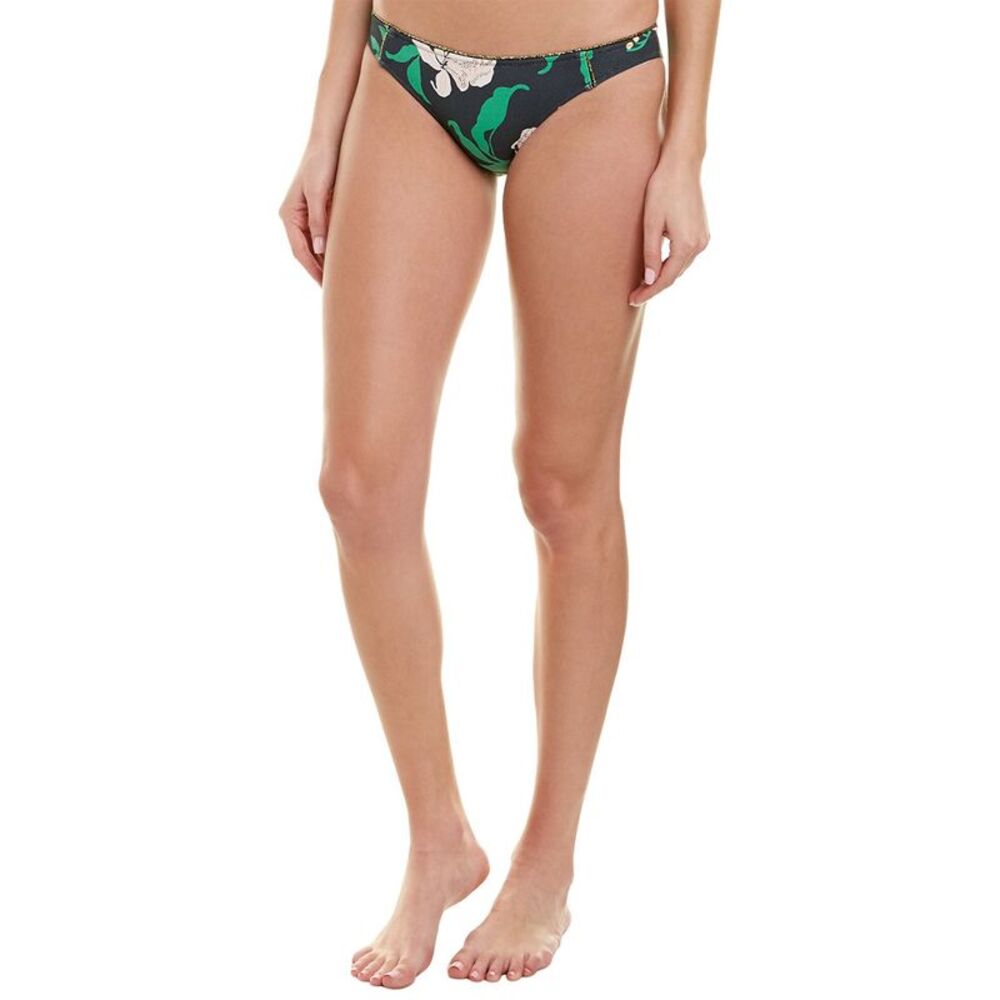 Morgan Lane Womens  Demi Bikini Bottom, Black